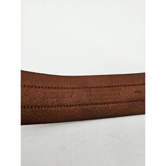 J. Crew Wide Leather Belt with Brass Buckle in
Cognac Brown Leather Size S / M - Picture 5 of 11